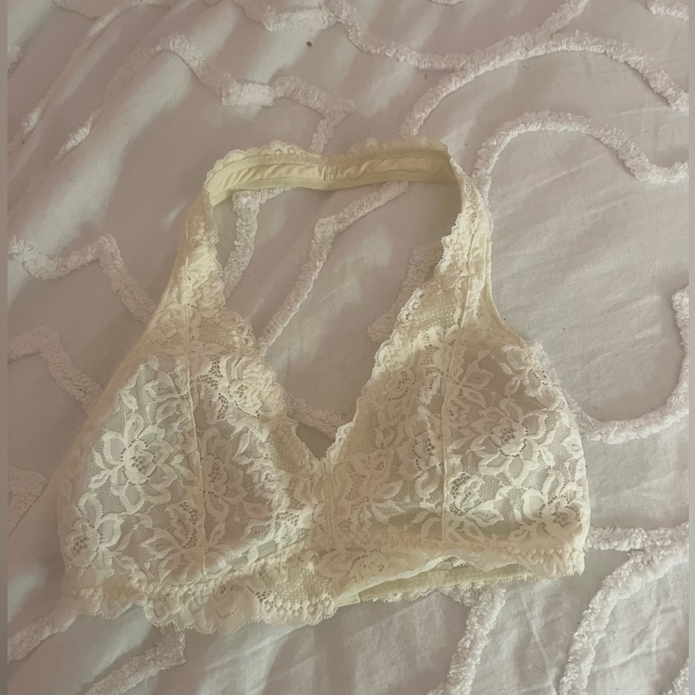 White bralette